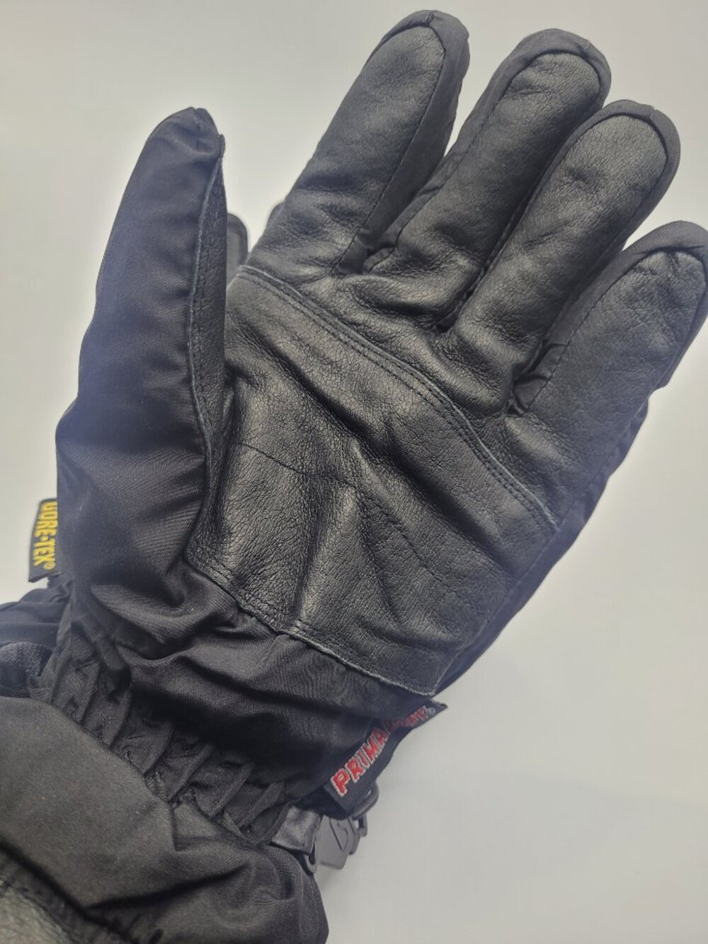 Kombi Gore-Tex Gloves Easy Grip Men's Sz L Black Ski Winter PrimaLoft Adjustable